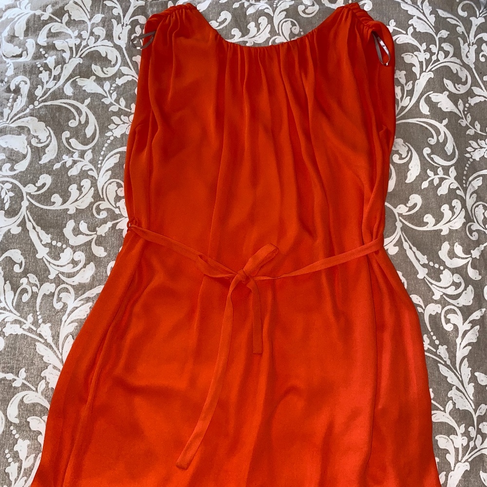 Elegant orange dress